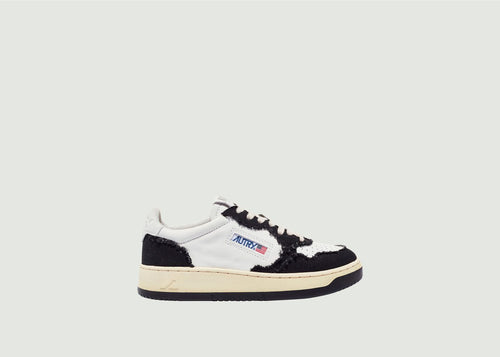 Sneakers Medalist Low Wom Canvas Bi - Blanc And Black - Woman