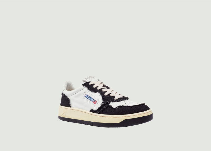 Sneakers Medalist Low Wom Canvas Bi - Blanc And Black - Woman