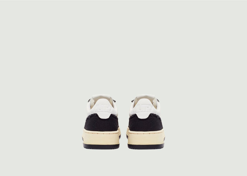 Sneakers Medalist Low Wom Canvas Bi - Blanc And Black - Woman