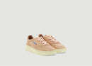 Sneakers 01 Medalist Low En Cuir Goat Lenu - Beige - Woman