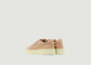 Sneakers 01 Medalist Low En Cuir Goat Lenu - Beige - Woman