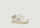 Medalist Leather Sneakers - Blanc - Woman