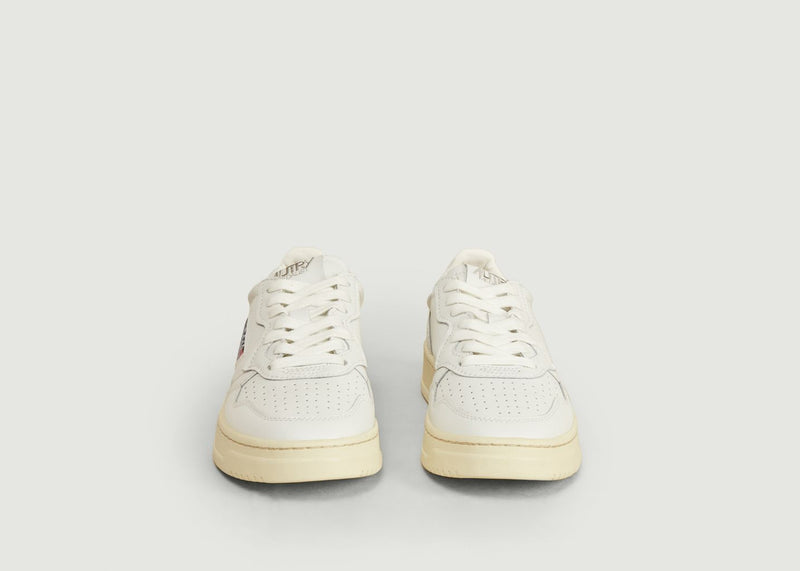 Medalist All Leather Sneakers - Blanc - Woman