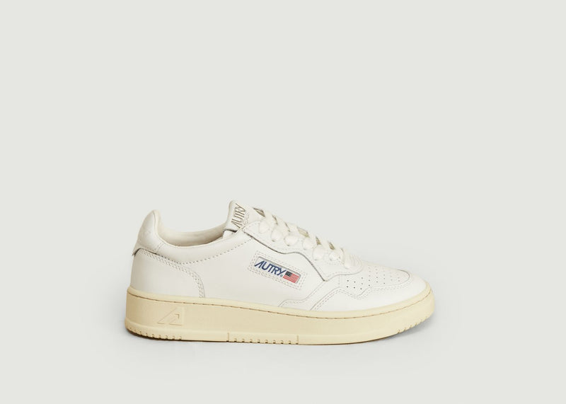 Medalist All Leather Sneakers - Blanc - Woman