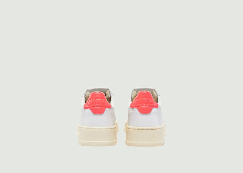 Sneakers Medalist Low Leat Wht Coral - Blanc - Woman