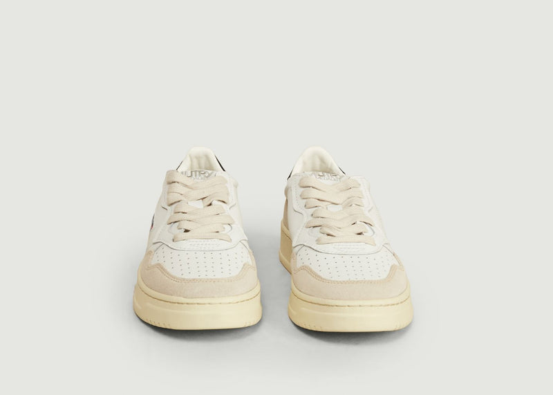 Medalist Leather Sneakers - Blanc - Woman