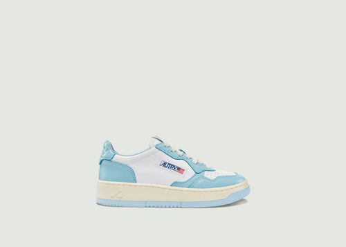 Sneakers Medalist Low Blanc Et Celeste - Blanc - Woman