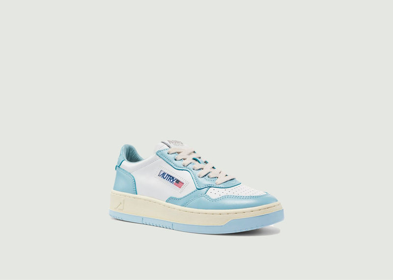 Sneakers Medalist Low Blanc Et Celeste - Blanc - Woman