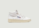 Medalist Leather Sneakers - Blanc - Woman