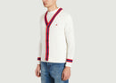 Tennis Academy Cardigan - Blanc - Man