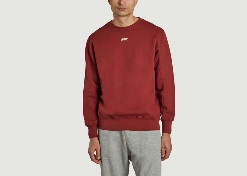 Sweat Bicolor Apparel Syrah - Red - Man