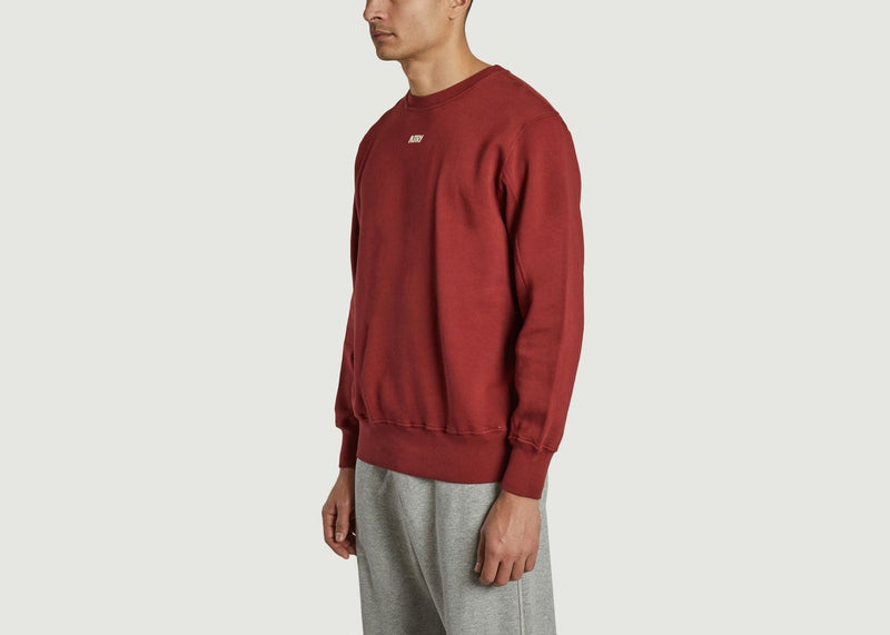 Sweat Bicolor Apparel Syrah - Red - Man