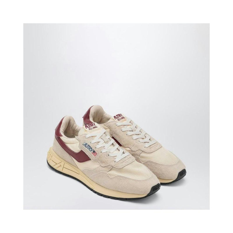 Sneakers Autry Reelwind Low - Écru/Bordeaux
