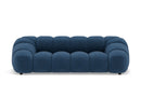 Ava - Canapé - 3 Places - Velours Texturé - Bleu Marine