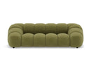 Ava - Sofá - 3 plazas - Terciopelo texturizado - Verde