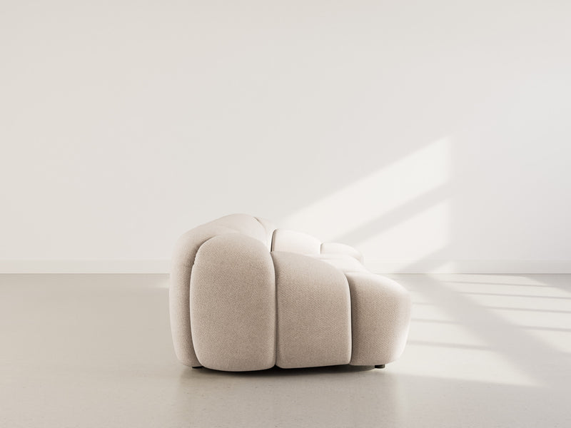 Ava - Canapé - 3 Places - Velours Texturé - Beige