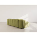 Ava - Canapé - 3 Places - Velours Texturé - Vert