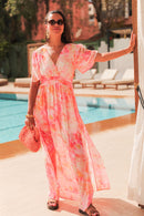 AVA Orange - Robe Longue