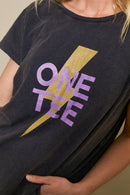 T-SHIRT AVA PARME GLITTER