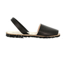 Avarca Eco Leather Negro Sandals - Black