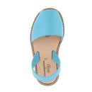 Avarca Aqua Leather Sandals - Blue