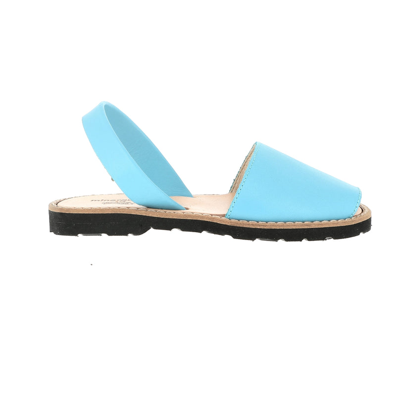 Avarca Aqua Leather Sandals - Blue
