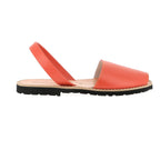 Sandales Avarca Cuir Cimarron - Orange - Mixte
