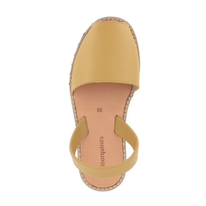 Avarca Majolica Leather Sandals - Yellow