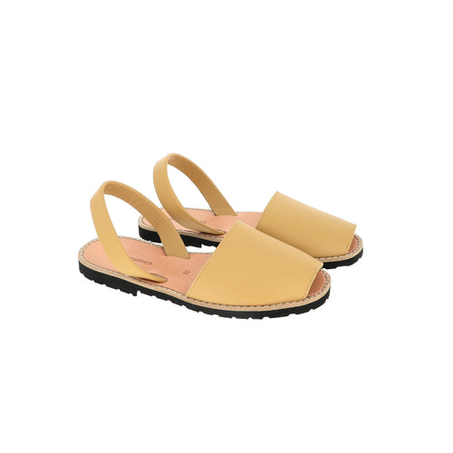 Sandals Avarca Leather Majolica - Yellow - Mixed