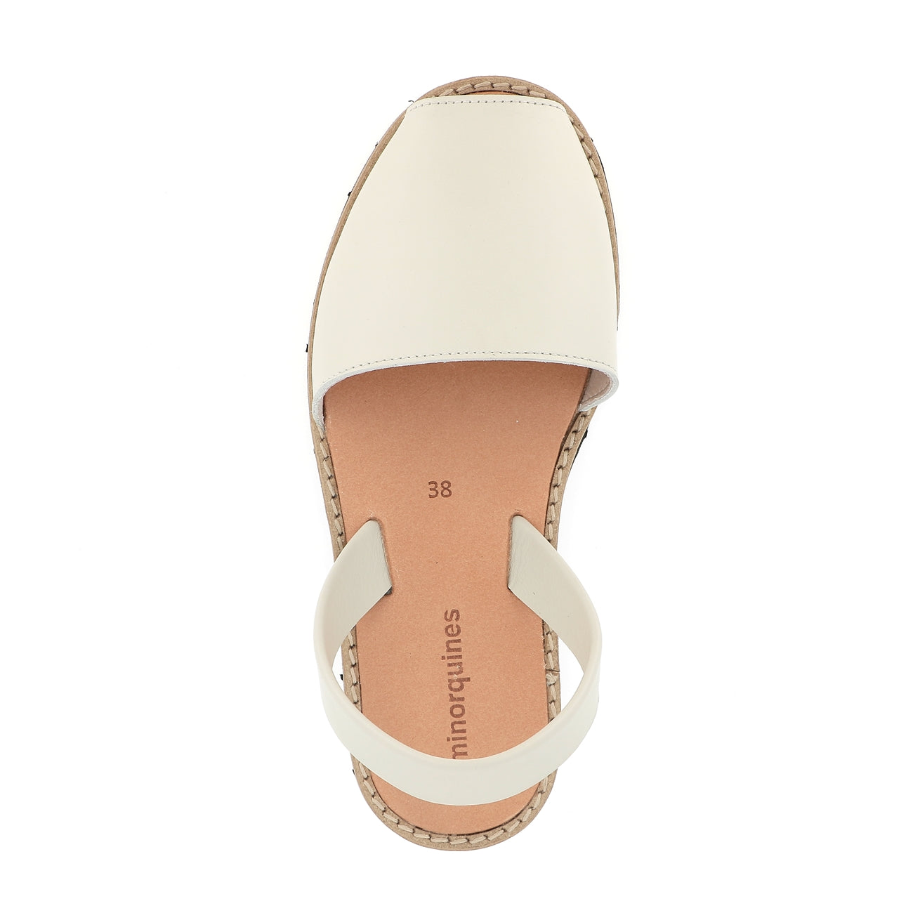 Tangon Leather Avarca Sandals - White - Unisex