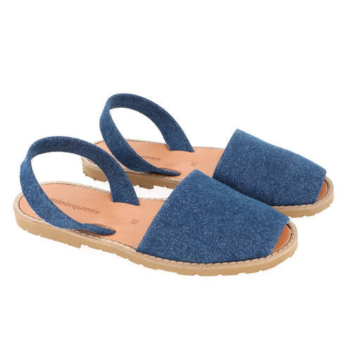 Avarca Jean Brut Sandals - Blue