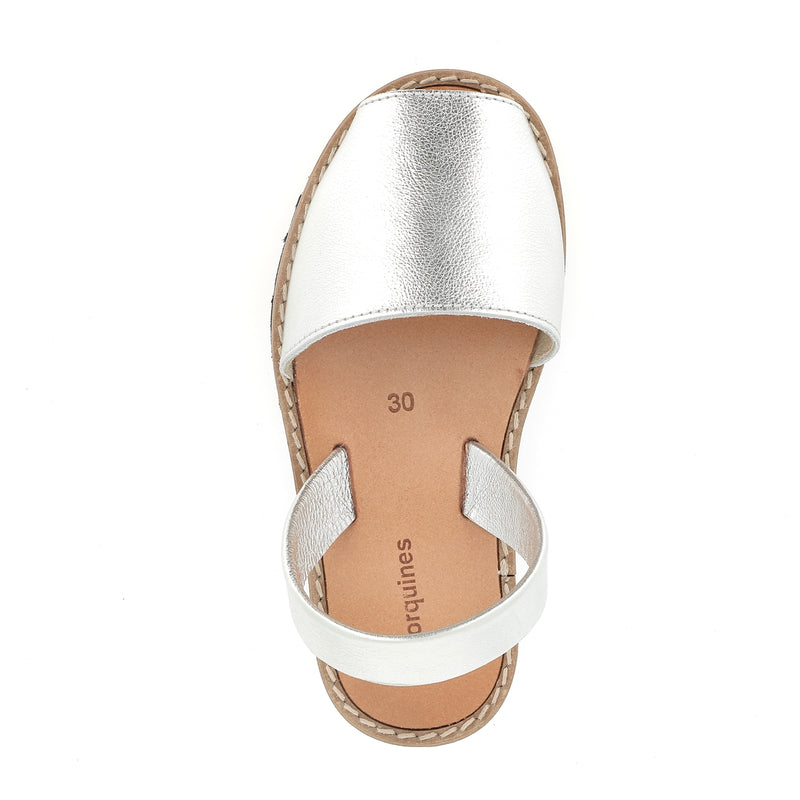 Avarca Metal Silver Sandals - Silver