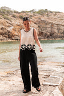 AVILIO Noir - Top Crochet