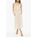 Awning Striped Linen Maxi Dress With Belt