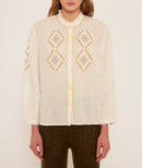 Antik Batik - Blusa Ayo - Crema