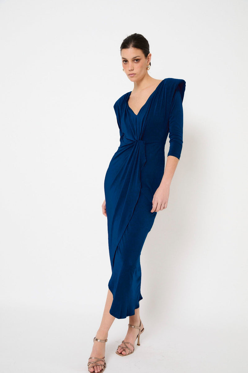Robe Dix-Sept Maille Marine