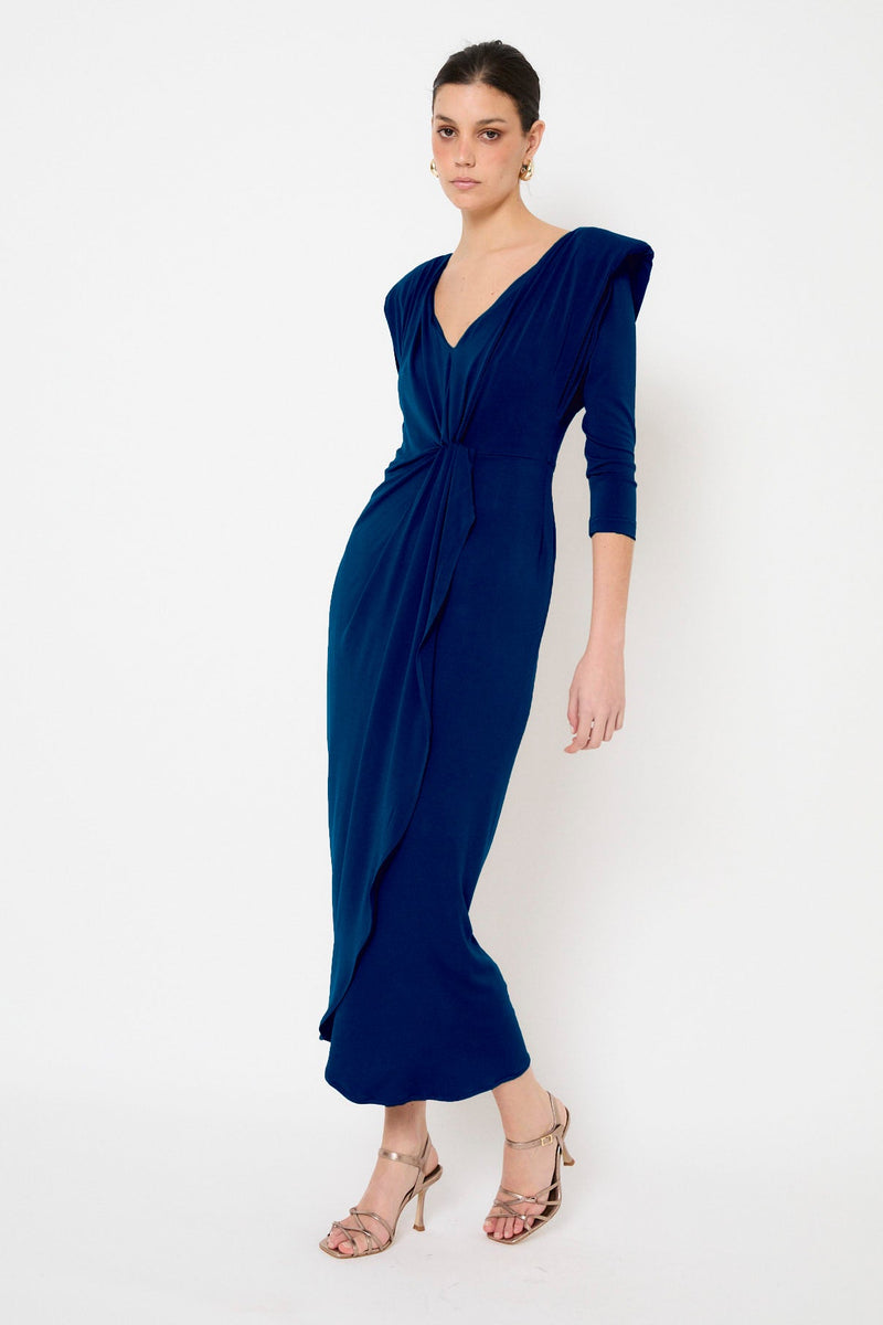 Robe Dix-Sept Maille Marine