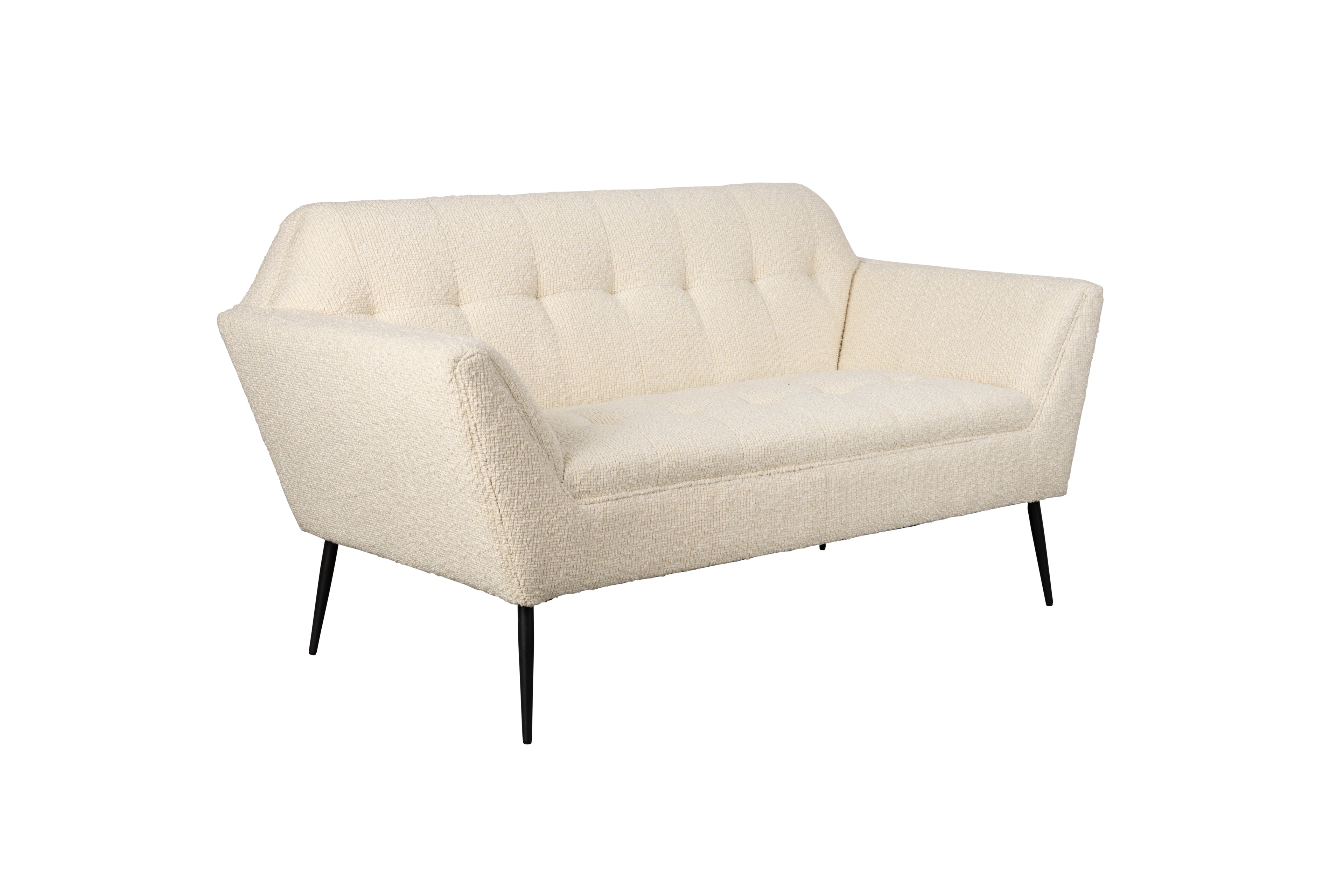 Kate Bouclé - 2-Seater Sofa - Fabric - Beige