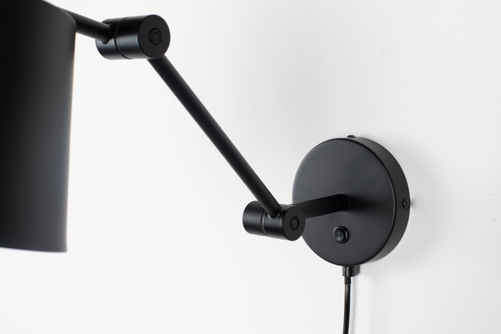 Hajo - Applique Murale - Fer - Noir