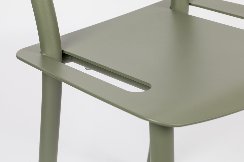 Friday - Outdoor Chair - Aluminum - Green