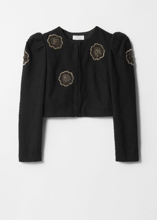 Chaqueta de tweed Pa Tindra - Negro