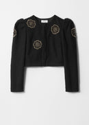 Chaqueta Pa Tindra Tweed Jacket - Negro - Mujer