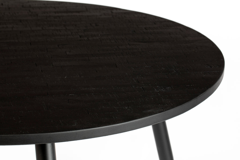 Mo 110' - Dining Room Table - Teak - Black