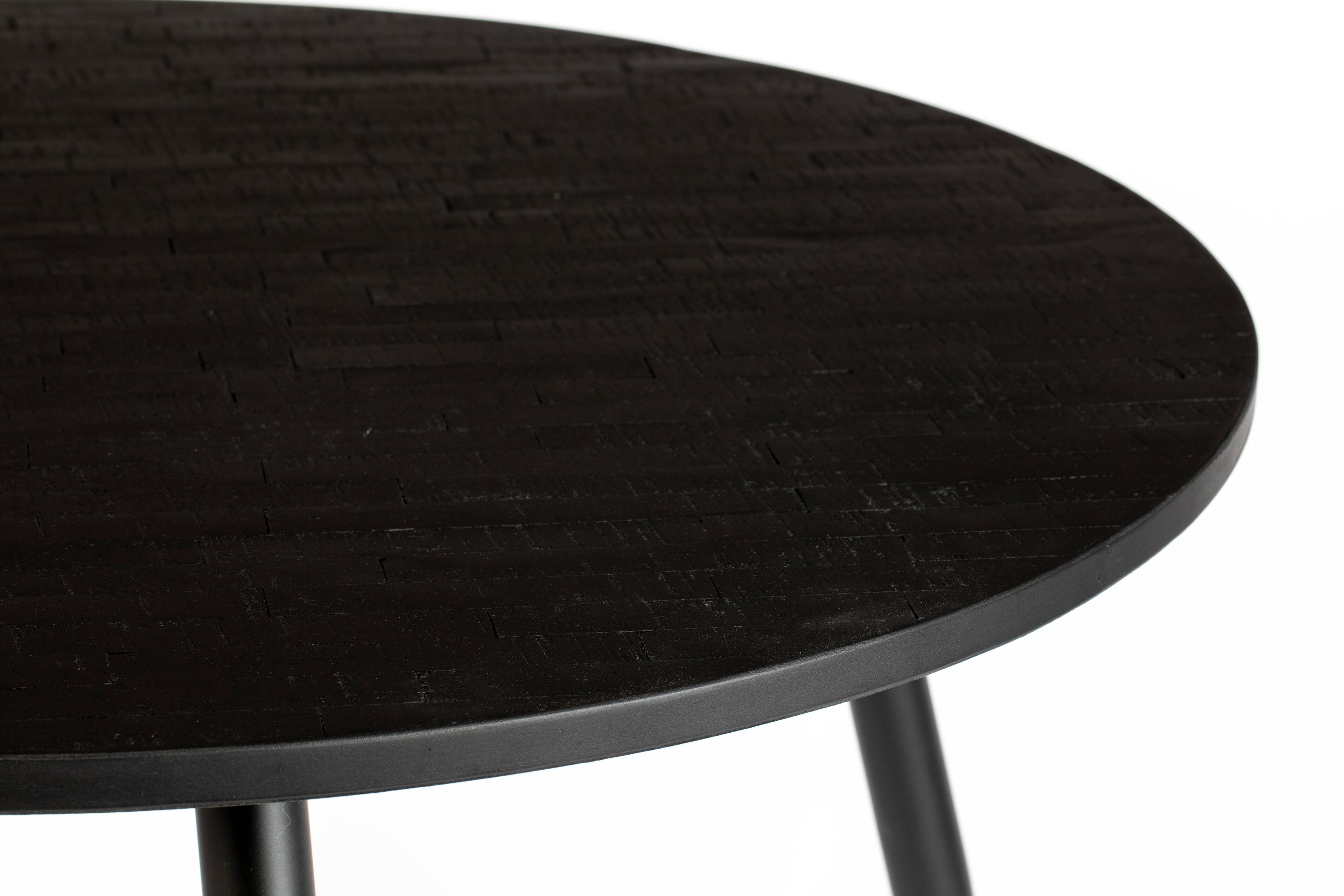 Mo 110' - Dining Room Table - Teak - Black
