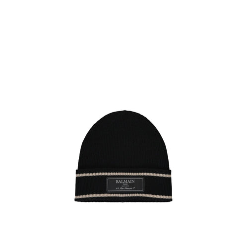Gorro de lana Balmain - Mujeres - Negro