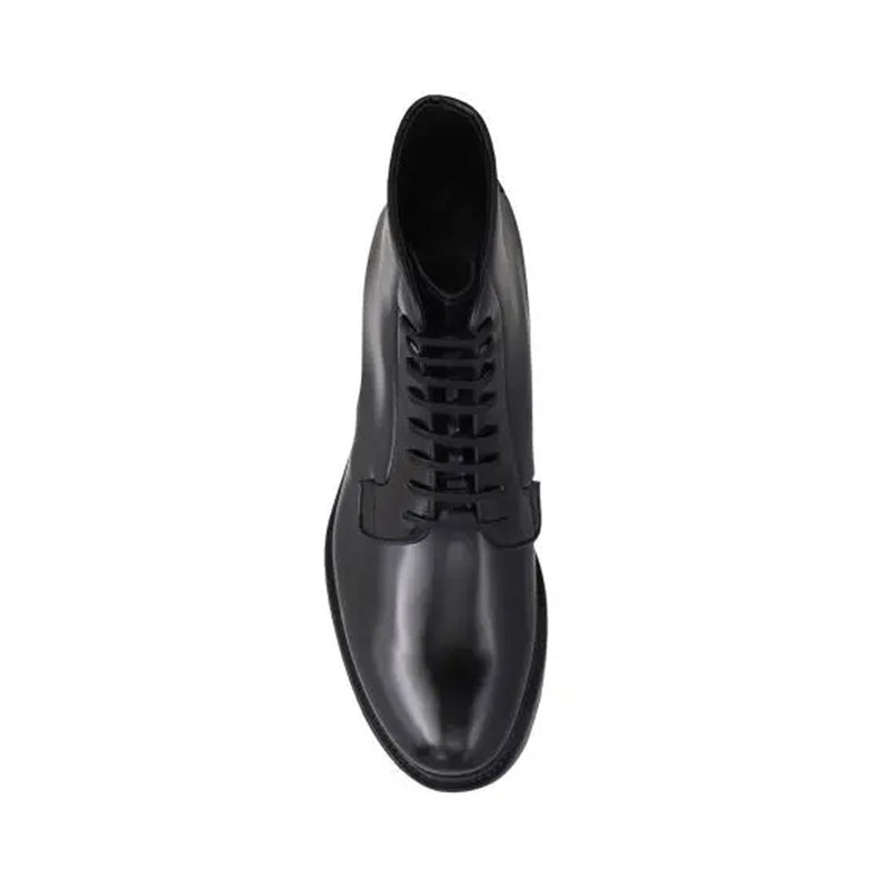 Prada Leather Lace - Up Boots - MEN SHOES - PRADA - T.Luxy