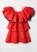 Robe Midi Cedella De Dress Co-R - Rouge