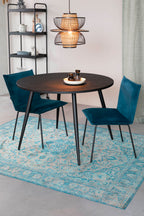 Mo 110' - Dining Room Table - Teak - Black