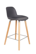 Albert Kuip 65 Cm - Bar & Counter Stool - Polypropylene Plastic - Dark Gray