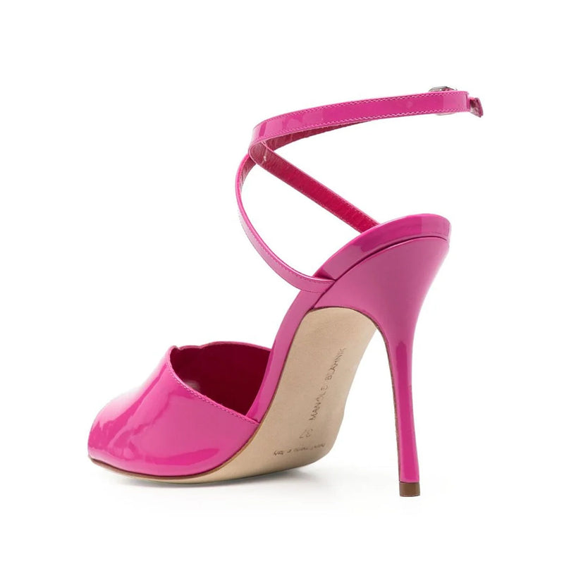 Sandales - Manolo Blahnik Hourani 105 - Pink